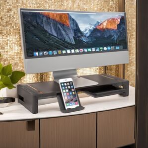 USB2.0/3.0データ転送 モニター台 USB/TYPE-C充電