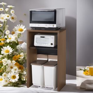 レンジ台 ゴミ箱収納 キッチンラック 収納棚