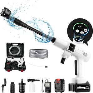 使いやすい 新登場強化版!高圧洗浄機 コードレス 充電式 20000mAh バッ