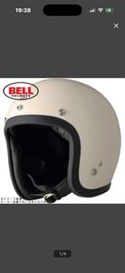 BELL 500-TXJ ジェットヘルメット アイボリー ベル