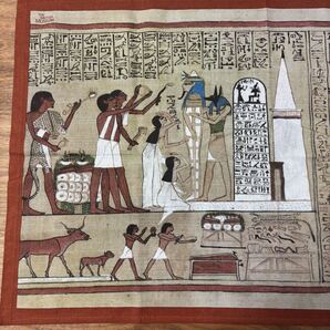 未使用②大英博物館◇古代エジプト展◇『死者の書』 ◇ティータオル