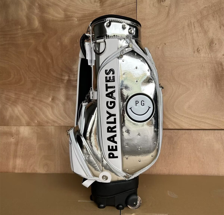 新品未使用 PEARLY GATES キャディバッグ 超入手困難 ホワイト PEARLY GATES キャディバッグ ホワイト/ブラック PEARLY GATES