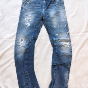 G-STAR RAW ジースターロゥ 立体裁断 ダメージ加工 ユニセックス