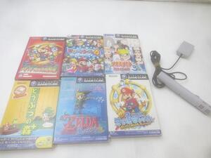 中古品 ゲーム ゲームキューブ ソフト 6点 スーパーマリオサンシャイン マリオパーティ4 等 グッズセット