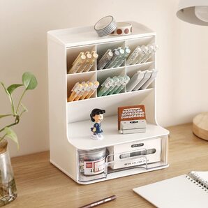 斜面設計・大容量・多機能で卓上をスマートに整理 高品質 安全設計 操作簡単 1選