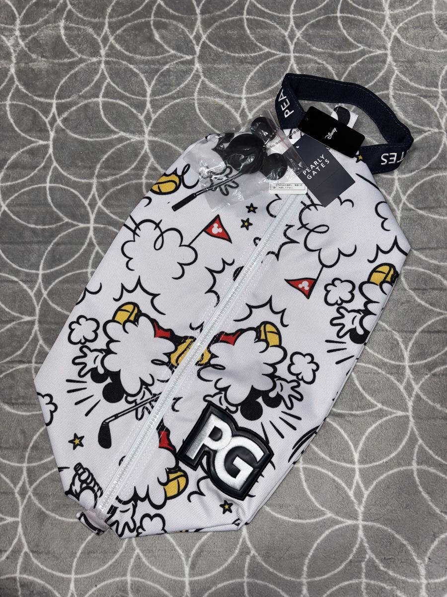 （新品）パーリーゲイツ、ミッキーマウス特別コレクション、セットアップ、サイズ0 顔が見えないミッキー!?この秋パーリーゲイツからミッキーマウスとの