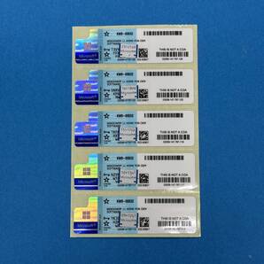 Windows11 Home プロダクトキー coaシール OEM 日本語版 5枚セット 青
