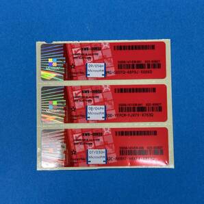 Windows11 Home プロダクトキー coaシール OEM 日本語版 3枚セット 赤