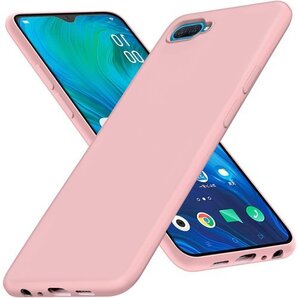 Duluqboba OPPO Reno A ケース 耐 ホール オッポ リノAカバー ピンク AYS-22-36 278