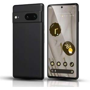 Google Pixel7 ケース ブラック Pixe 軽量 薄型 ストラップホール付き 保護 カバー ブラック 525