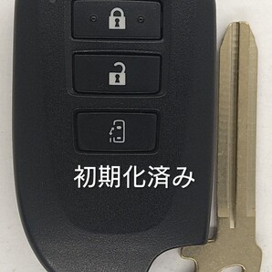 初期化済トヨタ純正スマートキー3ボタンポルテ スペイド 基盤番号007YUU L0776 BF2EM ノーカットキー付き新品電池サービス⑯