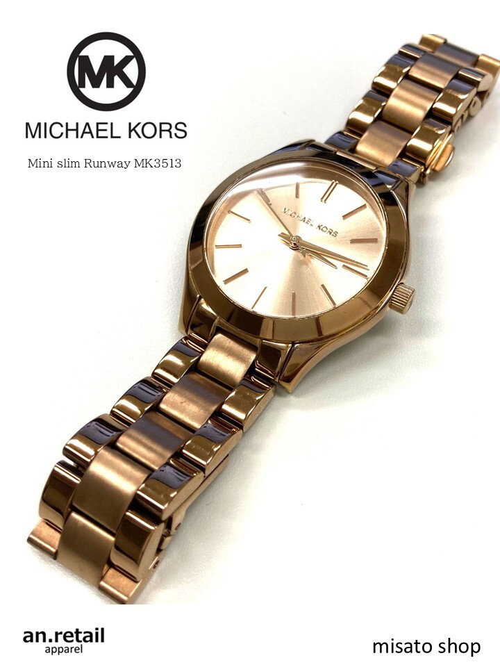 ★MICHAEL KORS★マイケルコース レディース 腕時計 ミニスリムランウ