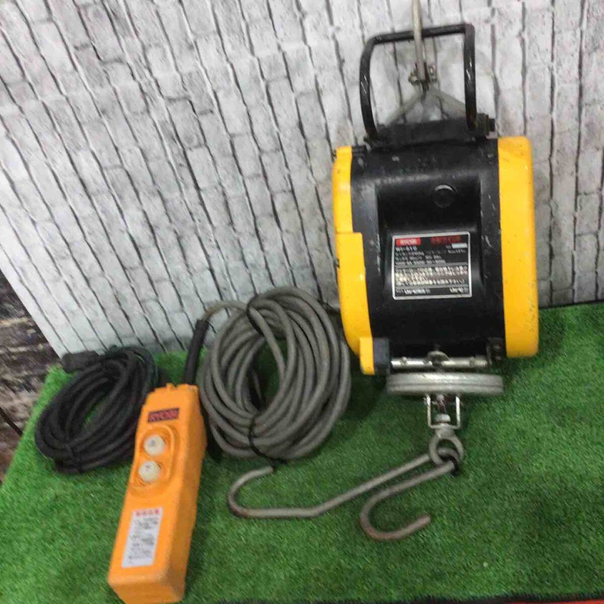 リョービウインチW1-61C リョービウインチW1-61C リョービ 電動ウインチ WI-61C 最大吊揚荷重