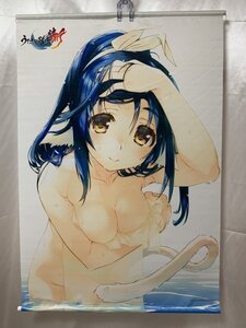 TAP B2/059■ クオン みつみ美里描き下ろし B2タペストリー 「PS4ソフト うたわれるもの斬」 ソフマップ購入特典