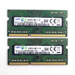 SAMSUNG 1Rx8 PC3L-12800S 【4GB×2枚組=8GB】ノートPC用 メモリ 204ピン DDR3L-1600②