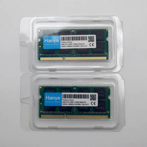 Hanye 2Rx8 PC3L-12800 【8GB×2枚組=16GB】DDR3L ノートPC用 メモリ 204ピン DDR3L-1600②