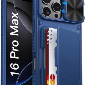 Vihibii iPhone 16 Pro Max 用ケース カード収納