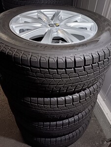 送料安 新品ホイール PCD120 純正ナット用 2021年 ヨコハマ アイスガード G075 225/65R17 4本 40アルファード 40ヴェルファイア 手渡しOK