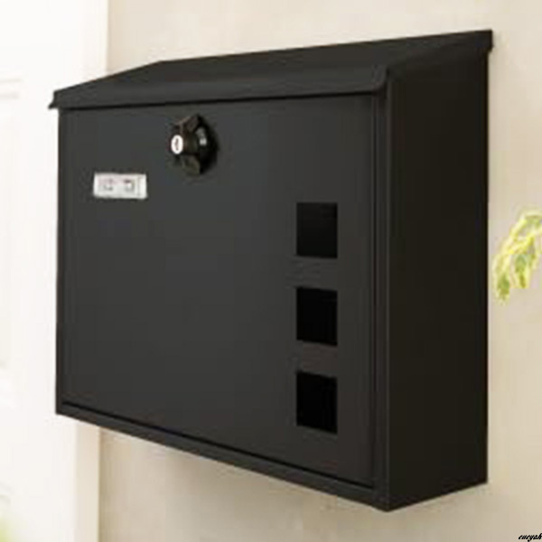 【キー使用またはひねり操作で簡易施錠が可能】 郵便ポスト 壁掛け 大型 郵便受け