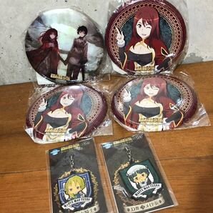 【即決/送料無料】まおゆう 魔王勇者グッズ6個セットまとめ売り 魔王ビッグ缶バッジ 女騎士 メイド長 ラバーストラップ