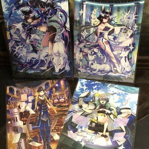 【Amazonで12710円】エウブレナ ゾエル ルダン 黒猫のウィズ ブロマイド4枚セットまとめ売り 中古 スマホゲーム