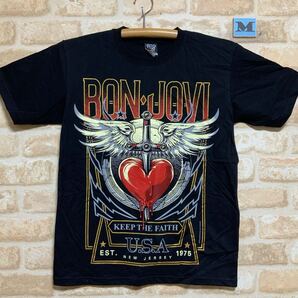 ボンジョビィ Tシャツ Mサイズ ボンジョビ Bon Jovi バンドTシャツ 半袖 ロックバンド