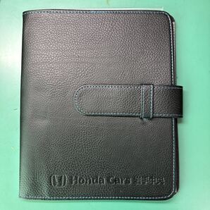 ホンダ HONDA 美品 レザーケース 車検証入れ 汎用 車検証ホルダー 取説 メンテナンスノート 保証書 書類収納などに!
