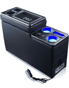 新品 コンソールボックス 取付簡単 トヨタ ヴォクシー適用 60/70/80系(ガソリン車)適用 大車種汎用 ワイヤレス充電