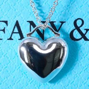極美品 ティファニー ロック ハート シルバー ペンダント/25-997S