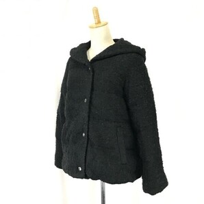 ジャーナルスタンダード/レリューム☆もこもこボア/ダウンジャケット【2/レディースM/黒/black】relume/Coats/Jackets/Jumpers◇mBH379