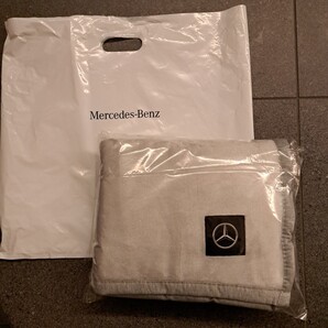 メルセデスベンツ Mercedes-Benz ノベルティ ベンツ ブランケット グレー 毛布 新品未開封