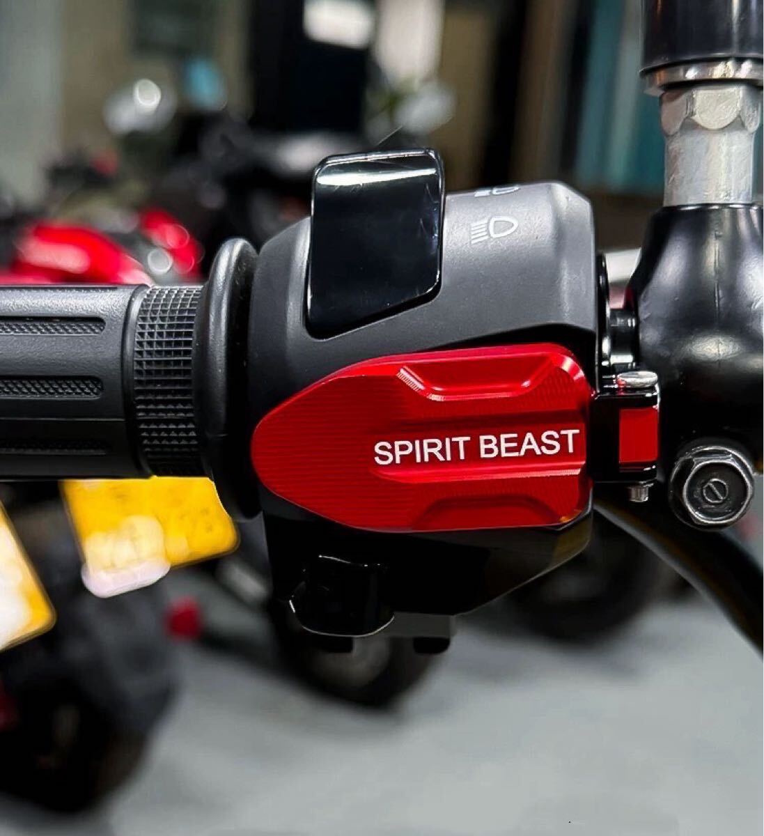 CC110 Monkey 125 CL250 PCX звуковой сигнал покрытие Claxon крышка переключателя красный 