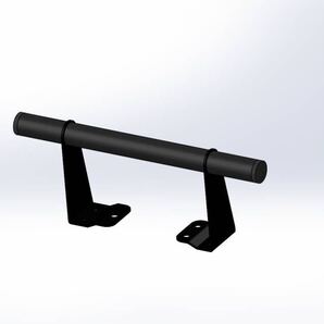 ハイエース リアゲート 開閉 アシストグリップ ショットブラスト、粉体マッドブラック仕上げ 3DCAD専用設計 送料無料