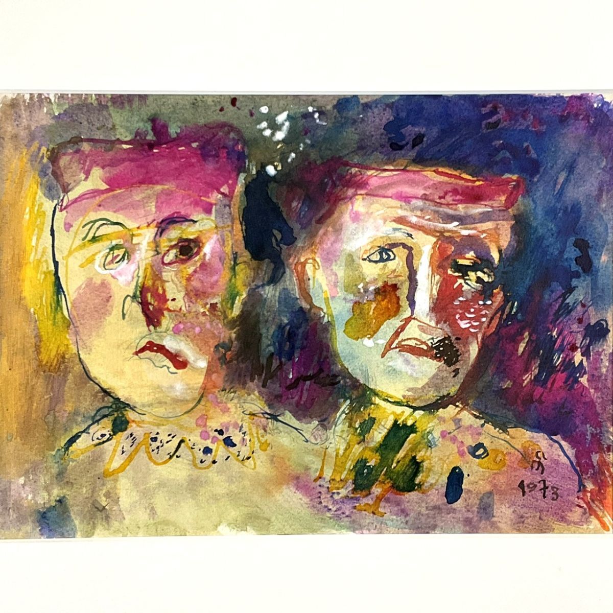 2025年最新】Yahoo!オークション -絵画 真作 人物画(水彩)の中古品