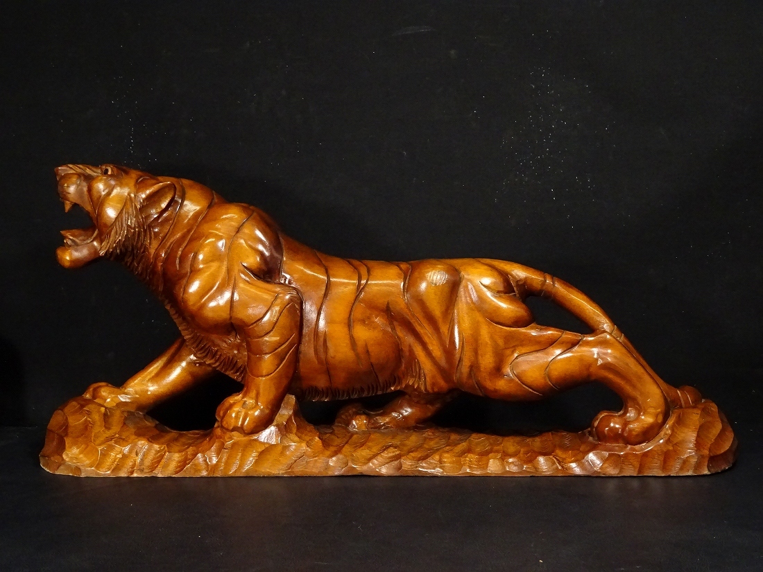 2025年最新】Yahoo!オークション -木彫り 置物 虎の中古品・新品・未