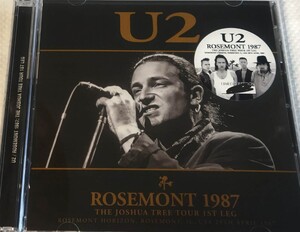 U2 1987年 Live At Rosemont,USA The Joshua Tree Tour ヨシュア・ツリー
