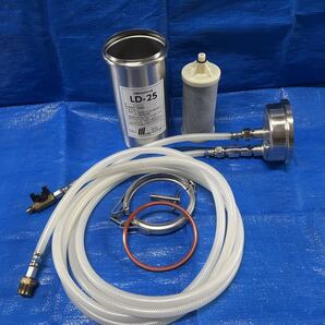 業務用 浄水器 KD-25 使用期間短いカートリッジ、接続ホース、新品パッキン付き 浄水器フルセット商品