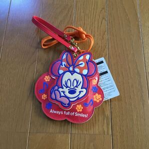ディズニー パスケース ミニーマウス パスケース 赤 カードケース 定期入れ 定期券入れ 東京ディズニーランド