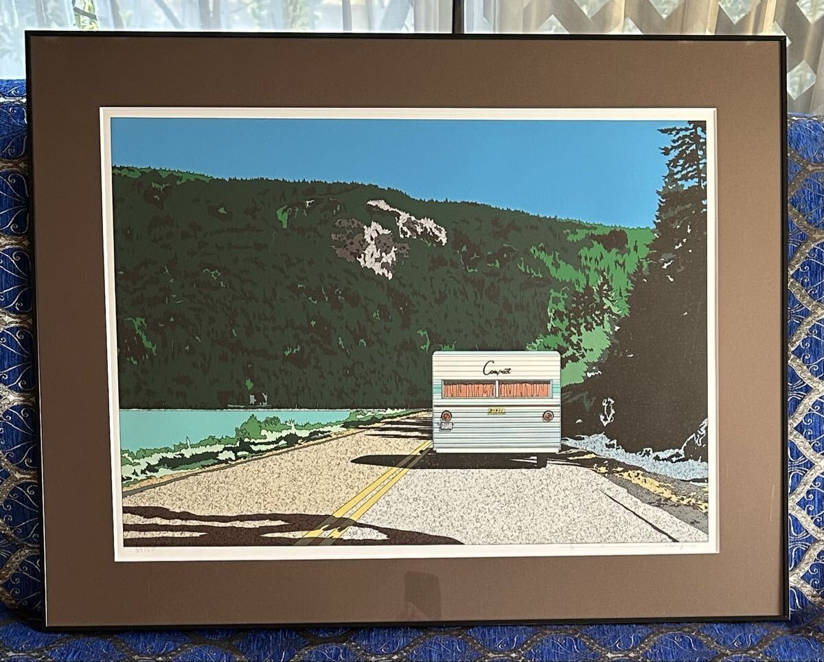 Yahoo!オークション -「鈴木英人」(シルクスクリーン) (版画)の落札