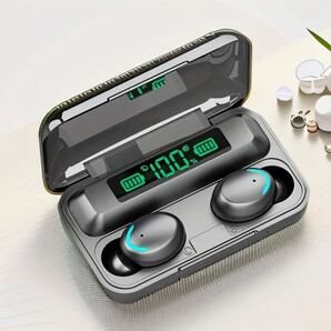 TWSワイヤレスイヤホン LEDディスプレイ付きステレオオーディオヘッドフォン
