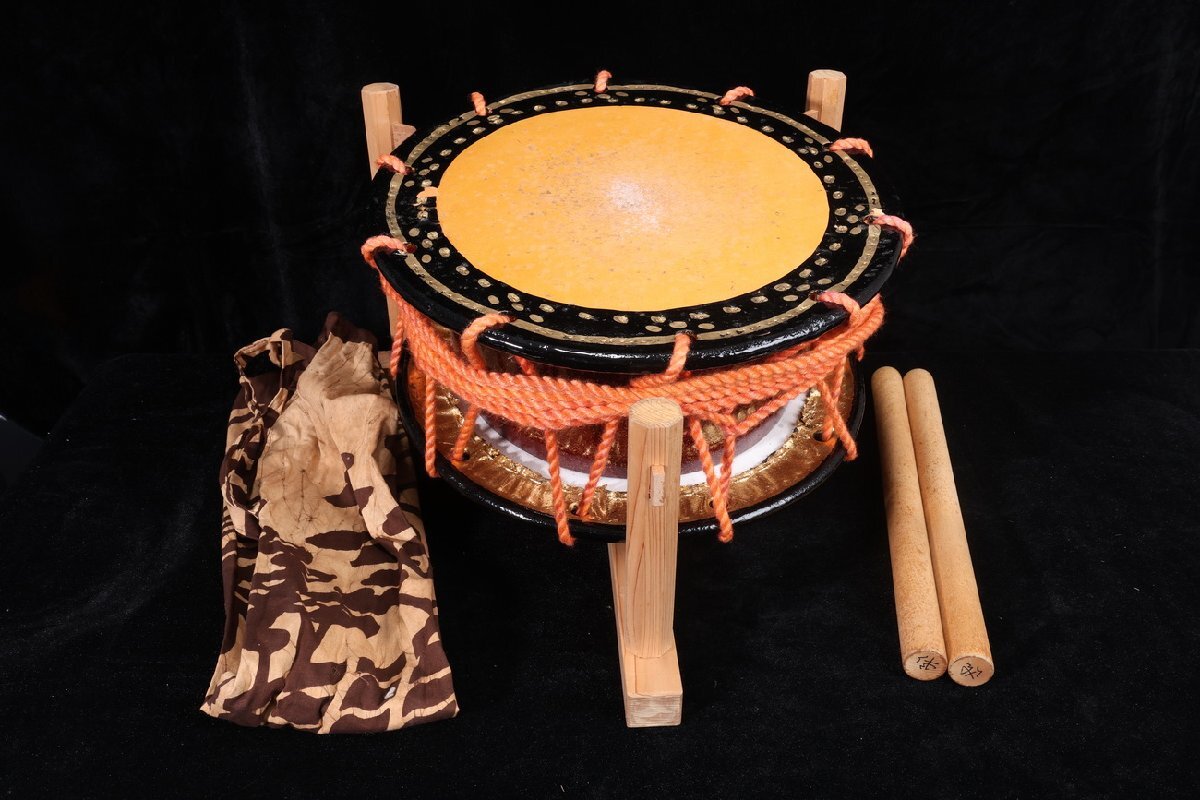 和太鼓 締太鼓 和楽器　伝統芸能　アンティーク　骨董品 2025年最新】Yahoo!オークション -#締太鼓の中古品・新品・未