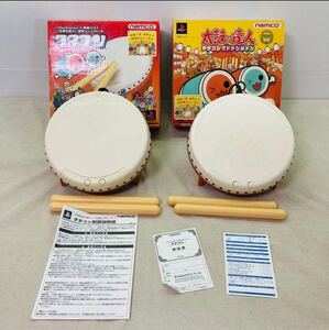 PS2 タタコン 太鼓の達人タタコンでドドンがドン 2個セット Ta7 Playstation Playstation2 / プレステ プレステ2 BANDA/バンダイ ナムコ