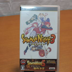 PSPソフト サモンナイト3 ソフト/箱/取説 立ち上がりテスト済 342K☆