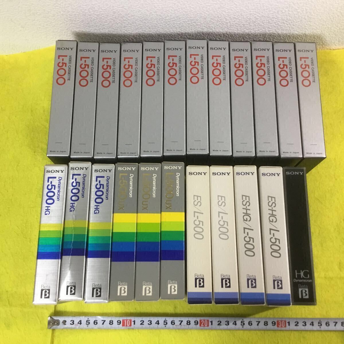 Z-1230 SONY Beta лента β лента суммировать 23шт.@L-500/L-500HG/L-500UX и т.п. Showa Retro размер. изображение . справка .* б/у товар, текущее состояние товар 