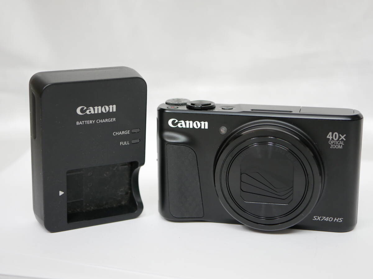 【24時間以内/匿名配送】美品 キャノン パワーショット SX740HS 黒 CANON PowerShot SX740 HS [ブラック] 価格比較 - 価格.com