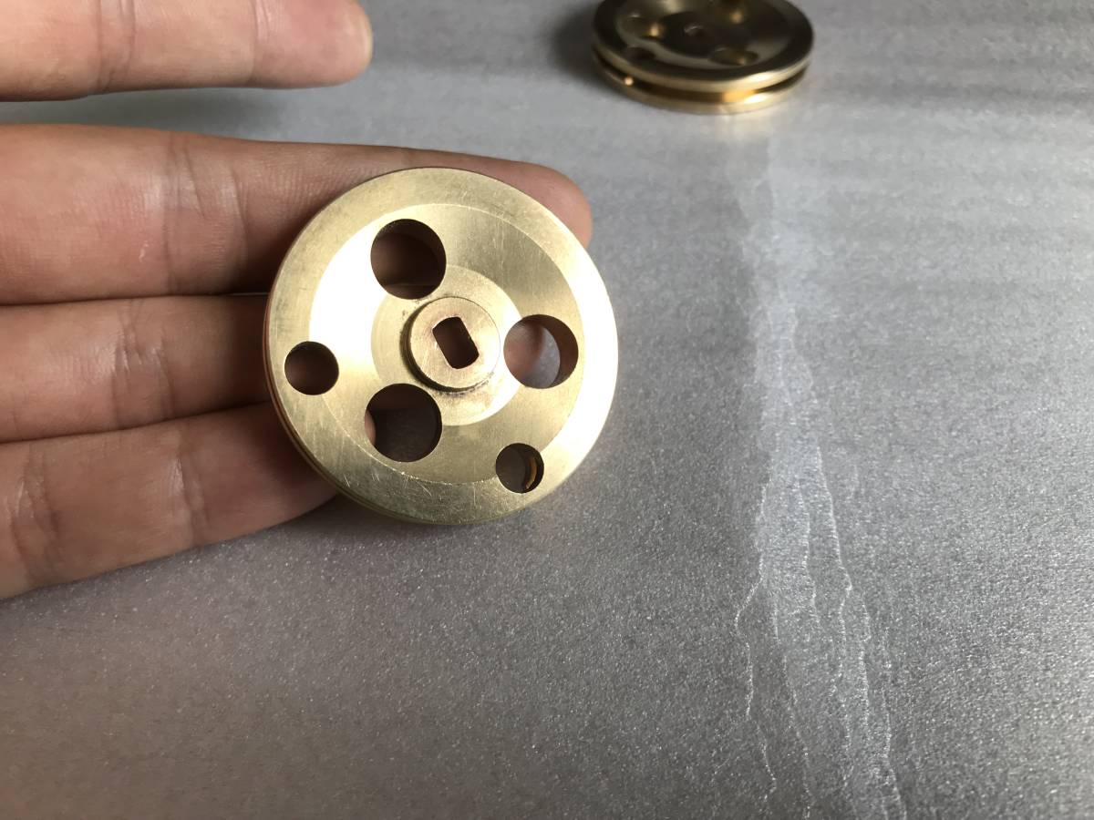 送料230円/140円　真鍮削り出し　SUキャブのスロットの部品　ショベル/EV