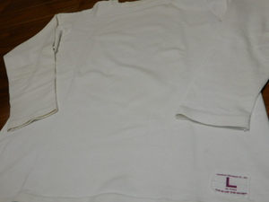 Супер редкие 60-х годов Champion FOOTBALL тройник одного цвета тег L простой белый Винтаж ( Levi's Champion REVERSE WEAVE 70-х годов 40-х годов 50-х годов 80-х годов