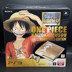 【未使用品】SONY PlayStation3 ワンピース 海賊無双 GOLD EDITION CECH-3000BOP PS3 プレステ ソニー ONE PIECE