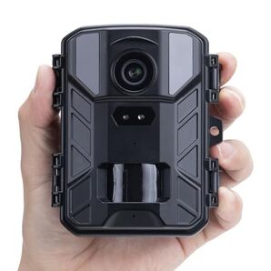 サンワダイレクト 防犯カメラ トレイルカメラ 4K 電池式 屋外 IP65防水防塵 赤外線 暗視カメラ 動体検知 小型 400-C