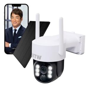 WTW 塚本無線 見張り番1213 防犯カメラ 監視カメラ 電源不要 長時間 簡単設置 ソーラーパネル対応 400万画素 内蔵バッ